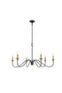 Living District Rohan 6 Light Chandelier Model: LD5056D42BRB