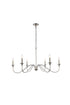 Living District Rohan 6 Light Chandelier Model: LD5056D42BRB
