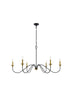 Living District Rohan 6 Light Chandelier Model: LD5056D48PN