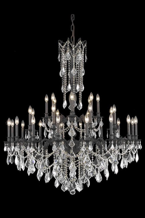 Elegant Lighting Rosalia 32 Light Chandelier Model: 9232G48DB/EC