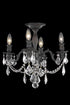 Elegant Lighting Rosalia 4 Light Flush Mount Model: 9204F17AB/EC