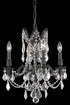 Elegant Lighting Rosalia 4 Light Pendant Model: 9204D17DB/RC