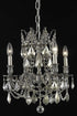 Elegant Lighting Rosalia 4 Light Pendant Model: 9204D17DB/RC