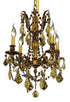 Elegant Lighting Rosalia 4 Light Pendant Model: 9204D17DB/RC