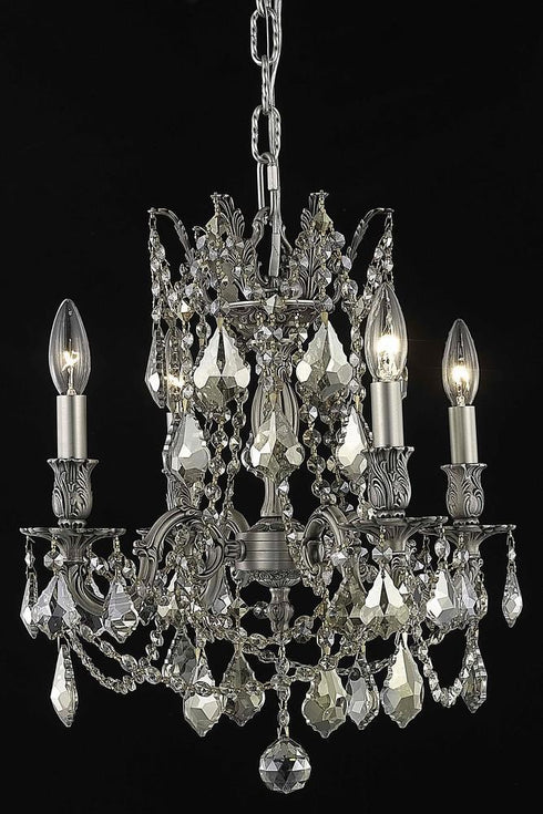 Elegant Lighting Rosalia 4 Light Pendant Model: 9204D17DB/RC
