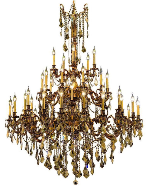 Elegant Lighting Rosalia 45 Light Chandelier Model: 9245G54FG/RC