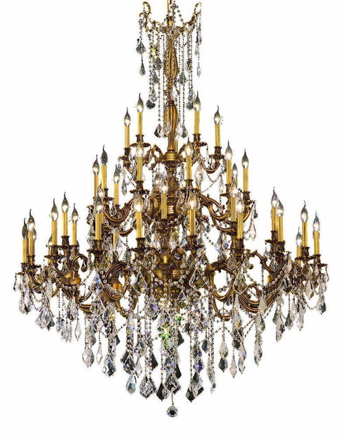 Elegant Lighting Rosalia 45 Light Chandelier Model: 9245G54FG/RC