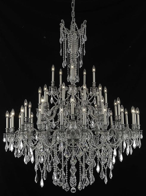 Elegant Lighting Rosalia 45 Light Chandelier Model: 9245G54FG/RC