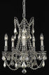 Elegant Lighting Rosalia 5 Light Pendant Model: 9205D18FG-GT/RC