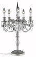 Elegant Lighting Rosalia 5 Light Table Lamp Model: 9205TL18DB+SH-1R24G/EC
