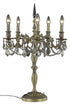Elegant Lighting Rosalia 5 Light Table Lamp Model: 9205TL18DB+SH-1R24G/EC