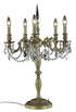 Elegant Lighting Rosalia 5 Light Table Lamp Model: 9205TL18DB+SH-1R24G/EC