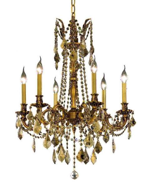Elegant Lighting Rosalia 6 Light Chandelier Model: 9206D23FG/RC