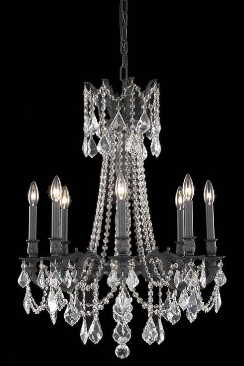 Elegant Lighting Rosalia 8 Light Chandelier Model: 9208D24FG/RC