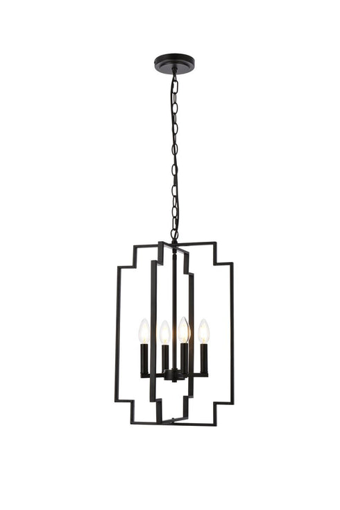 Living District Rosenfeld 4 Light Pendant Model: LD7066D14BR