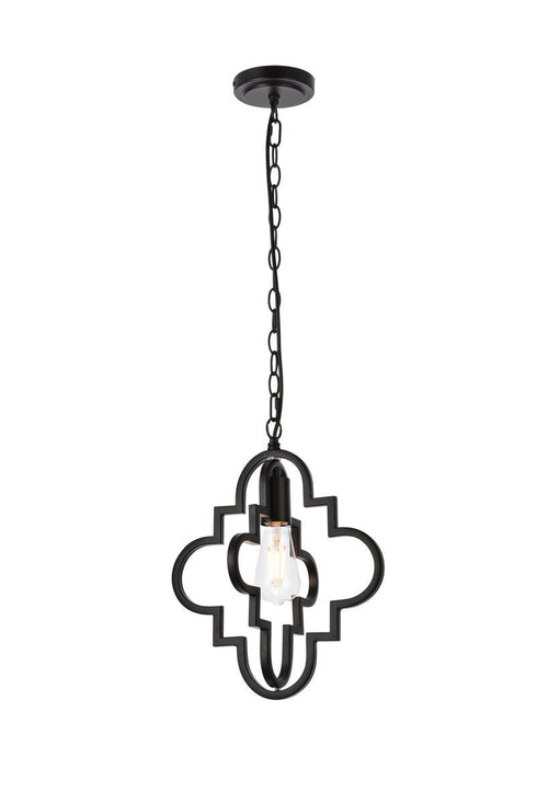 Living District Sandara 1 Light Pendant Model: LD7062D12BK