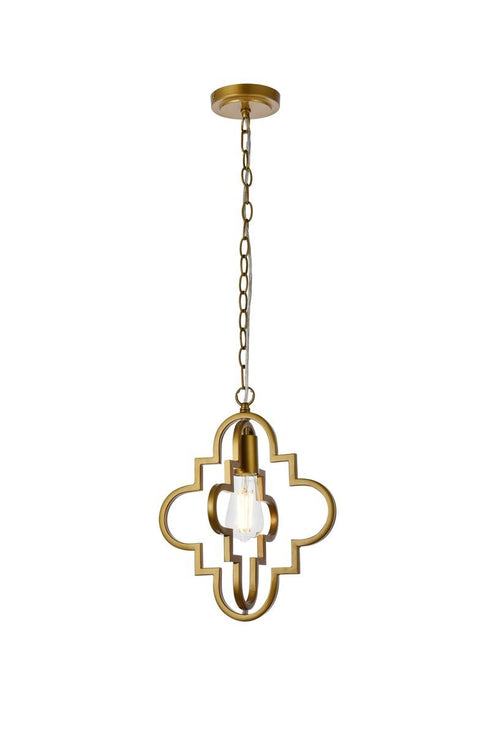Living District Sandara 1 Light Pendant Model: LD7062D12BK