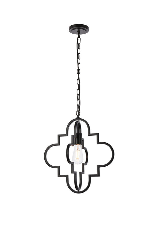 Living District Sandara 1 Light Pendant Model: LD7063D16BK