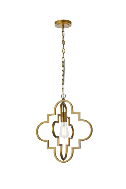 Living District Sandara 1 Light Pendant Model: LD7063D16BK
