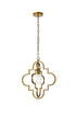 Living District Sandara 1 Light Pendant Model: LD7063D16BK