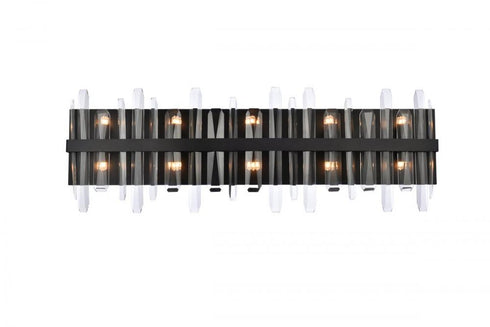 Elegant Lighting Serena 10 Light Sconce Model: 2200W36BK