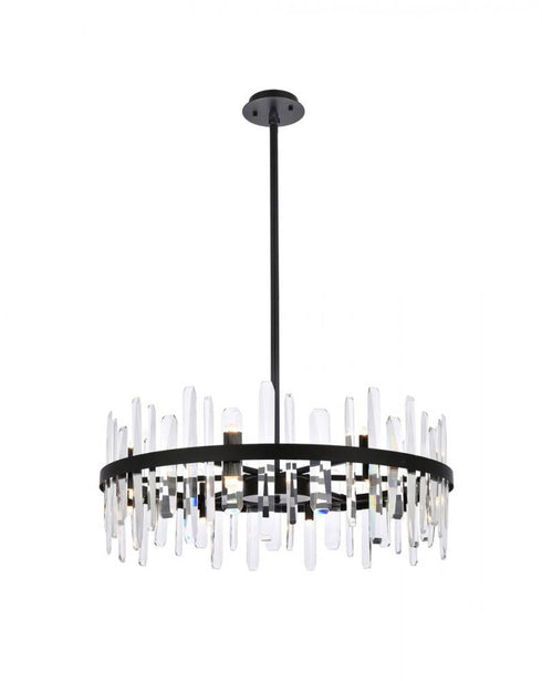 Elegant Lighting Serena 16 Light Chandelier Model: 2200D32BK