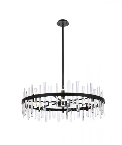 Elegant Lighting Serena 16 Light Chandelier Model: 2200D36BK