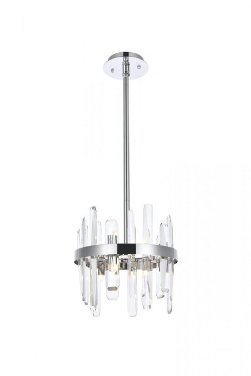 Elegant Lighting Serena 6 Light Pendant Model: 2200D12C