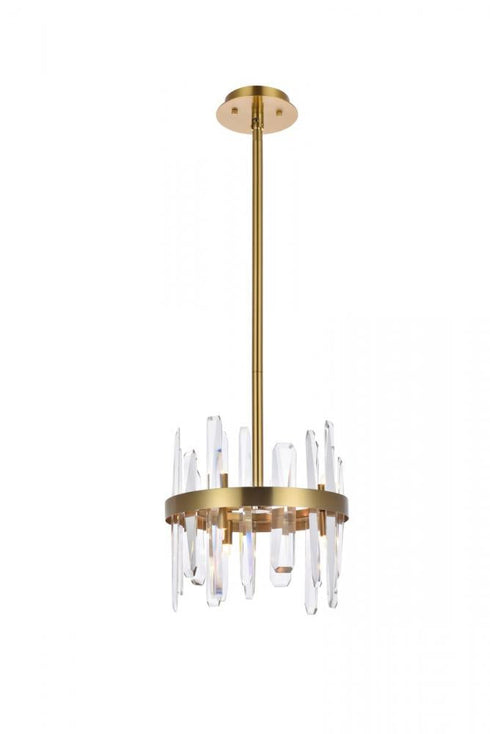 Elegant Lighting Serena 6 Light Pendant Model: 2200D12SG