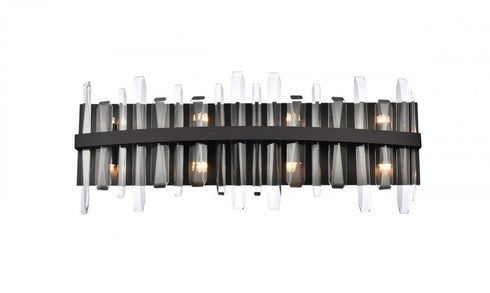 Elegant Lighting Serena 8 Light Sconce Model: 2200W30BK