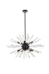 Elegant Lighting Sienna 10 Light Pendant Model: 2502D36BK