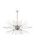 Elegant Lighting Sienna 10 Light Pendant Model: 2502D46SG