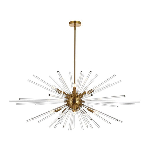 Elegant Lighting Sienna 10 Light Pendant Model: 2502D46SG