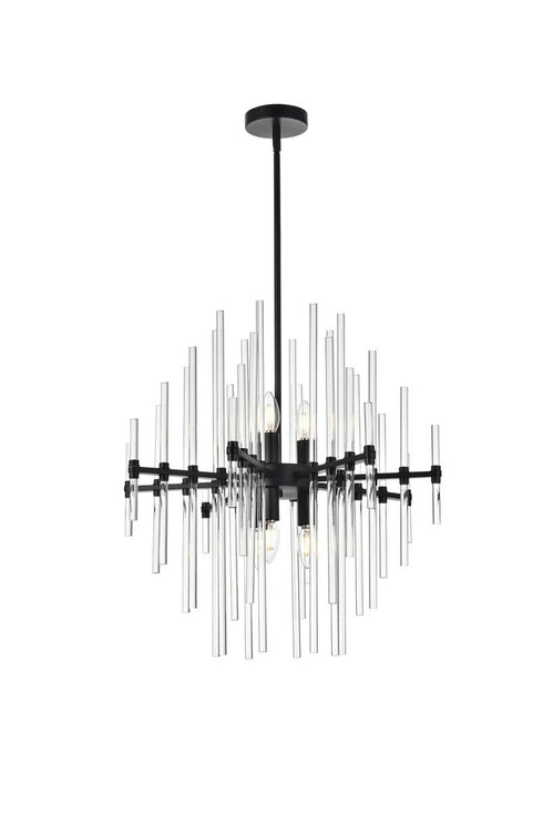 Elegant Lighting Sienna 6 Light Pendant Model: 2502D23C
