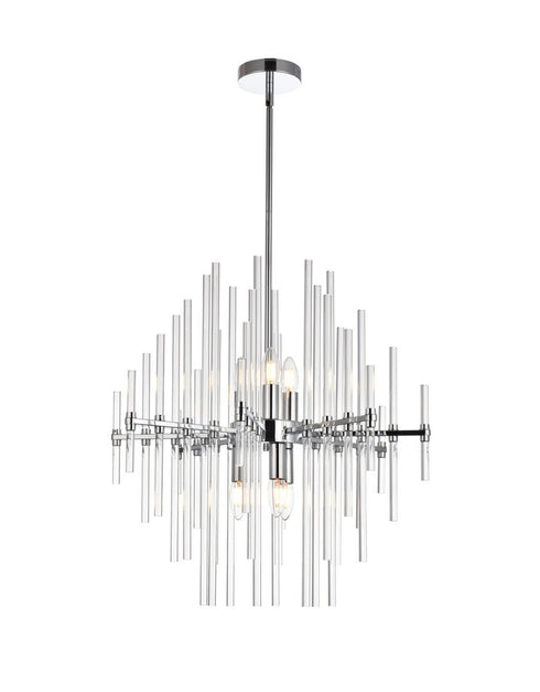 Elegant Lighting Sienna 6 Light Pendant Model: 2502D23C