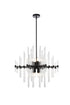 Elegant Lighting Sienna 8 Light Pendant Model: 2502D27BK