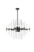 Elegant Lighting Sienna 8 Light Pendant Model: 2502D31BK