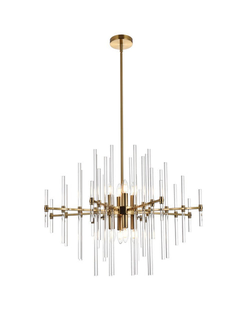 Elegant Lighting Sienna 8 Light Pendant Model: 2502D31BK