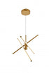 Living District Sonya 3 Light Pendant Model: LD9001D29BK