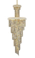 Elegant Lighting Spiral 28 Light Chandelier Model: V1800SR22G/EC