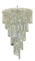Elegant Lighting Spiral 29 Light Chandelier Model: V1801SR48C/RC