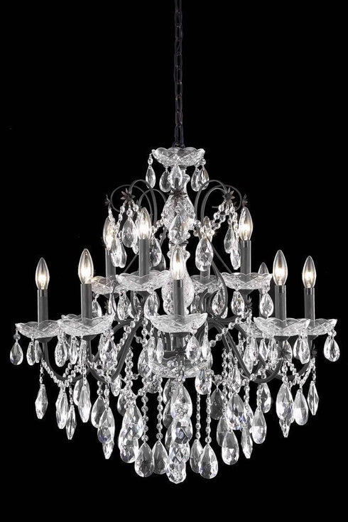 Elegant Lighting St. Francis 12 Light Chandelier Model: 2016D28DB/RC