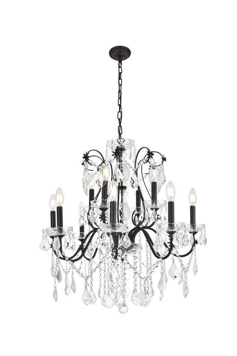 Elegant Lighting St. Francis 12 Light Chandelier Model: V2015D28DB/SS