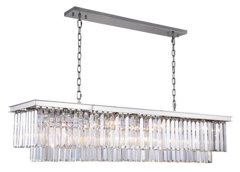 Elegant Lighting Sydney 12 Light Chandelier Model: 1232D60MB/RC