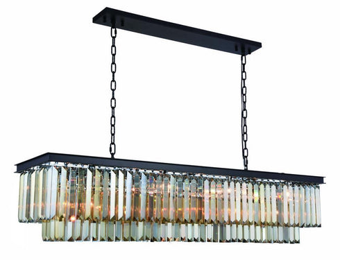 Elegant Lighting Sydney 12 Light Chandelier Model: 1232D60MB/RC