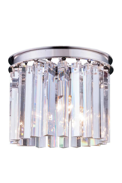 Elegant Lighting Sydney 3 Light Flush Mount Model: 1208F12MB/RC