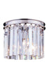 Elegant Lighting Sydney 3 Light Flush Mount Model: 1208F12MB/RC