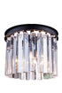 Elegant Lighting Sydney 3 Light Flush Mount Model: 1208F12MB/RC