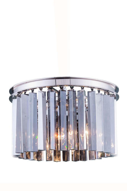 Elegant Lighting Sydney 3 Light Flush Mount Model: 1208F16MB/RC