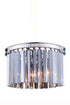 Elegant Lighting Sydney 3 Light Flush Mount Model: 1208F16MB/RC